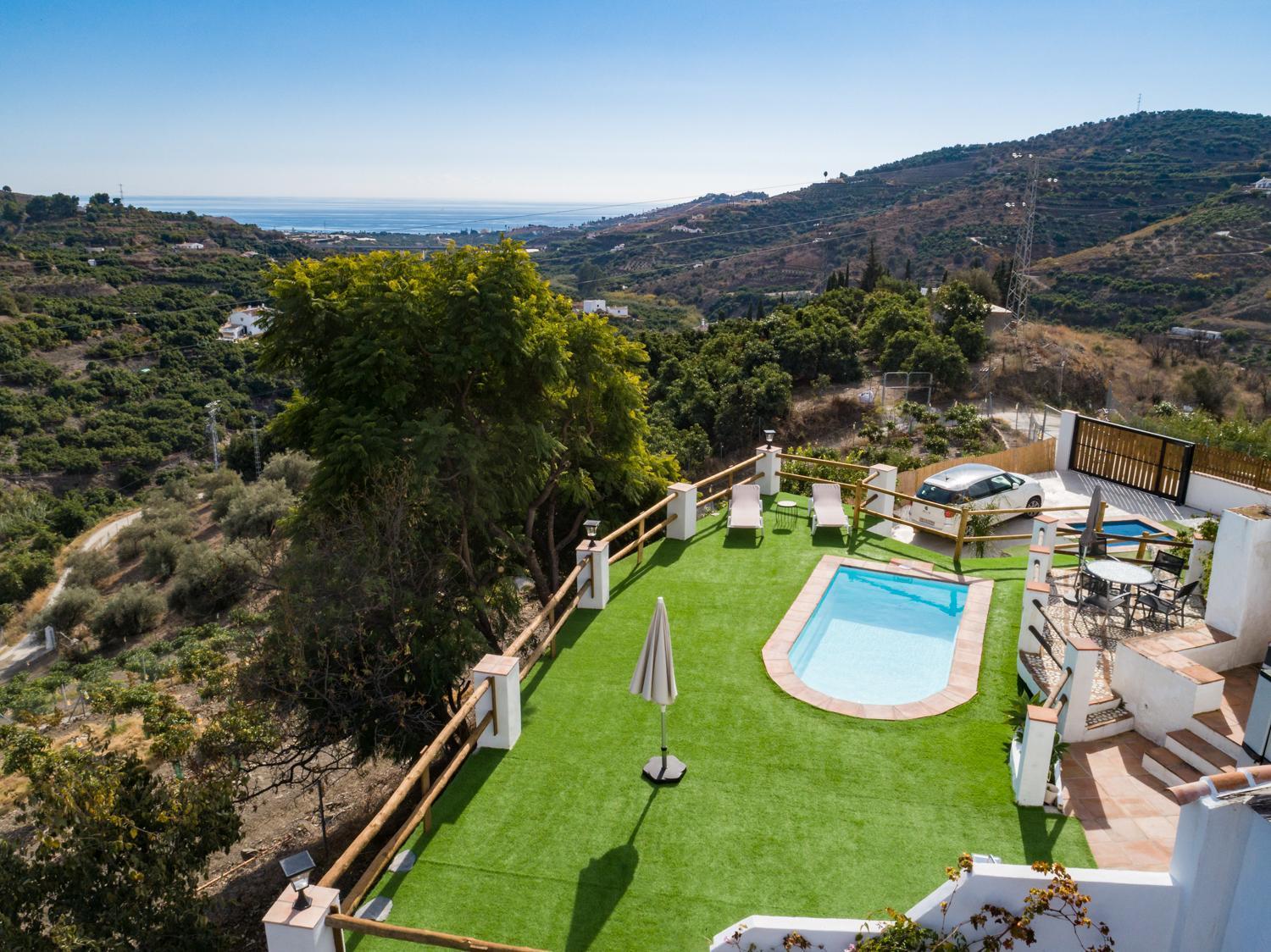 Villa Cortijo Horizonte à Frigiliana Extérieur photo