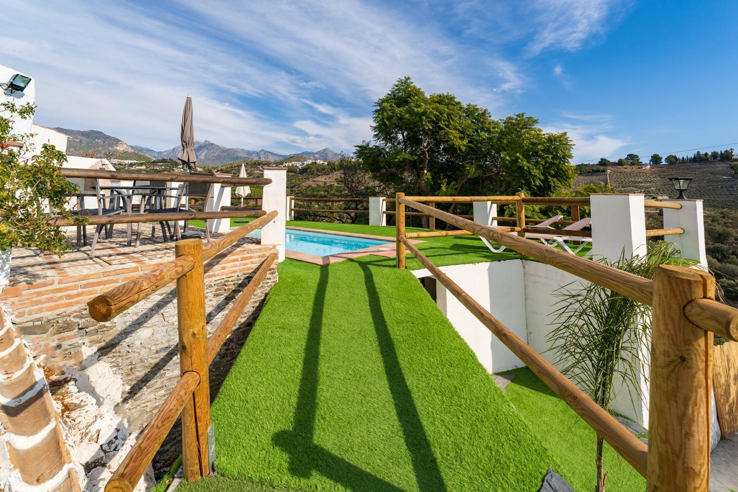 Villa Cortijo Horizonte à Frigiliana Extérieur photo